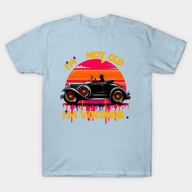 Vintage Car T-Shirt by Vehicles-Art